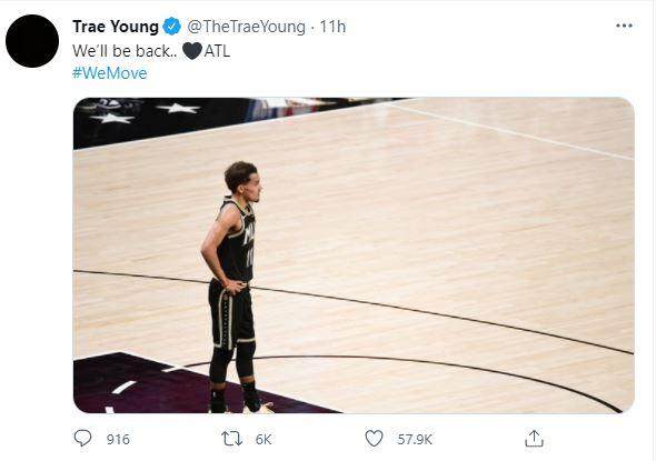 500万网彩票电脑版-杀进东决让质疑者闭嘴，特雷·扬表态：我们还会回来